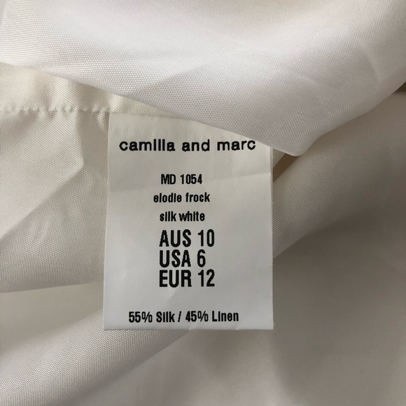 Camilla and Marc Silk Linen Elodie Frock Runway Dress 6 - Picture 11 of 11